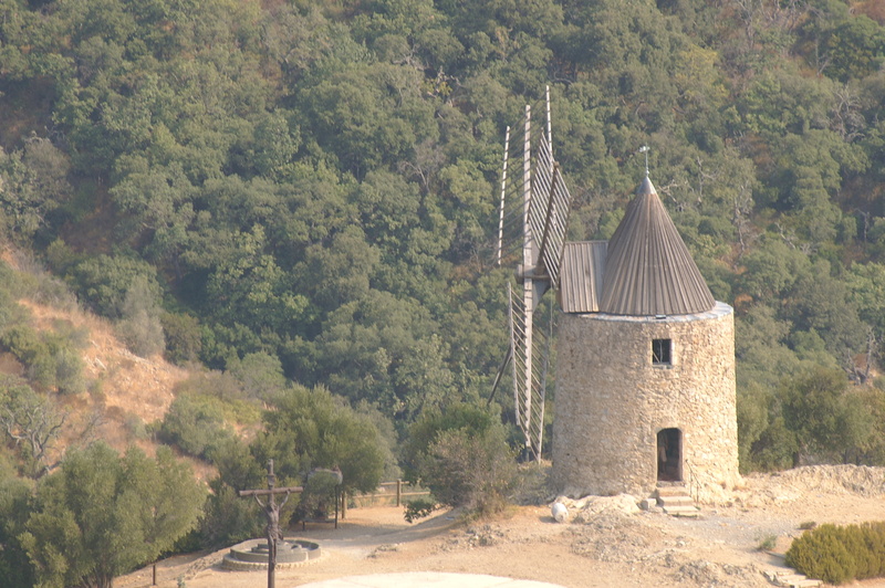 Eine alte Windmühle