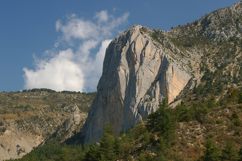 Der östliche Eingang zum Verdon Canyon