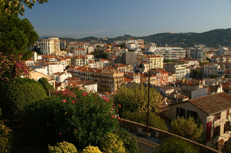 Das Zentrum von Cannes