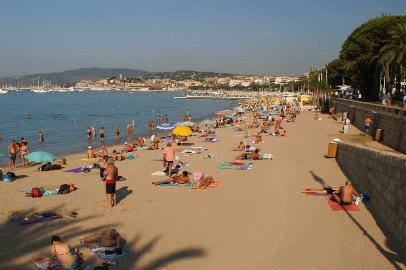 Der öffentliche Badestrand