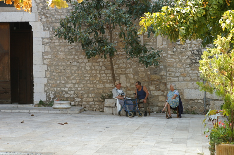 Siesta an der Kathedrale