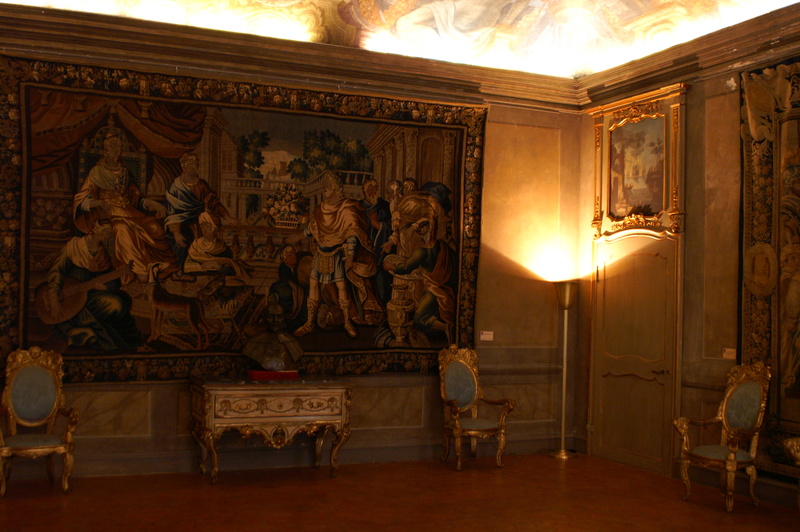 Der Gobelin-Saal im Palais Lascaris