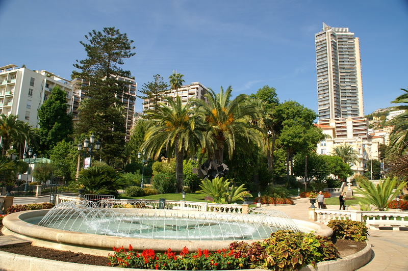 Der Park vor dem Casino